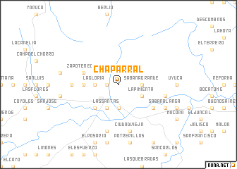 map of Chaparral