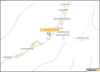 map of Cháparra