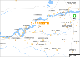map of Chaparrito
