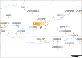 map of Chaparro