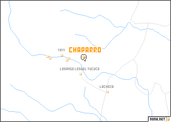 map of Chaparro