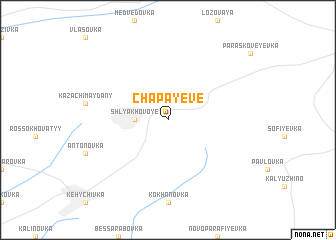 map of Chapayeve