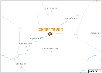 map of Chapayevka