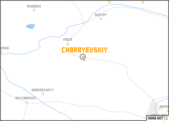 map of Chapayevskiy