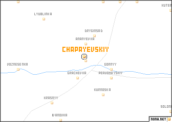 map of Chapayevskiy