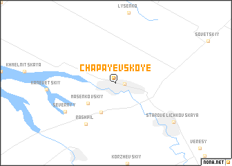 map of Chapayevskoye