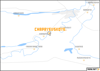 map of Chapayevskoye