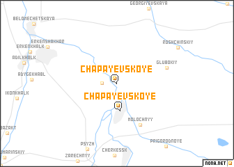 map of Chapayevskoye