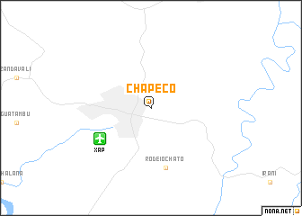 map of Chapecó