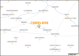 map of Chapelaine