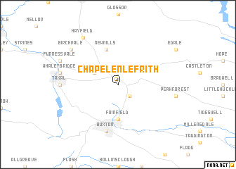 map of Chapel en le Frith