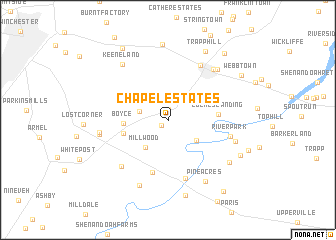 map of Chapel Estates