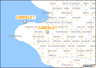 map of Chapelet