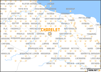 map of Chapelet