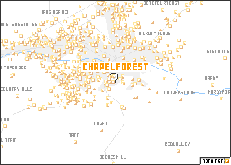 map of Chapel Forest