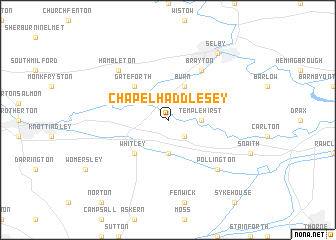 map of Chapel Haddlesey