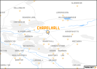 map of Chapelhall