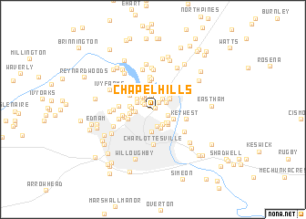 map of Chapel Hills