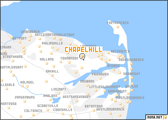 map of Chapel Hill