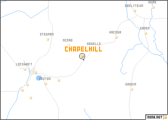 map of Chapel Hill