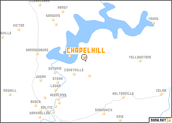 map of Chapel Hill