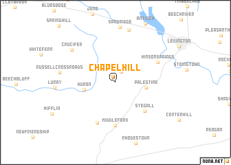 map of Chapel Hill