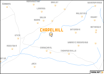 map of Chapel Hill