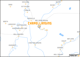 map of Chapel Landing