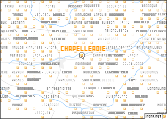 map of Chapelle-à-Oie