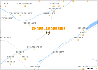 map of Chapelle-des-Bois