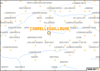 map of Chapelle-Guillaume
