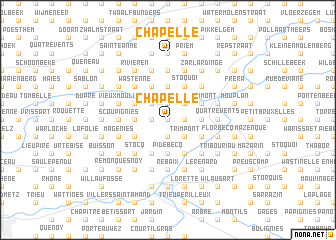 map of Chapelle