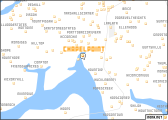 map of Chapel Point