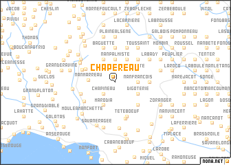 map of Chapereau