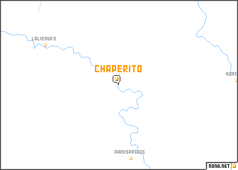 map of Chaperito