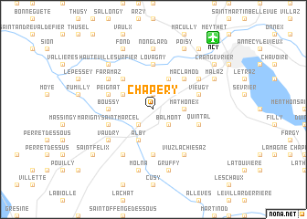 map of Chapéry