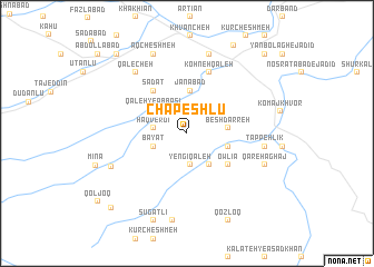 map of Chāpeshlū