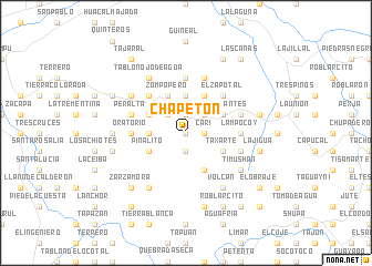 map of Chapetón