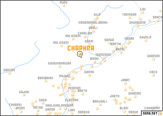 map of Chaphra