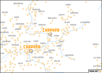 map of Chaphra