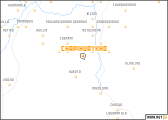 map of Chapi Huaykho