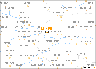 map of Chapīnī