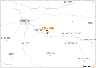 map of Chapin
