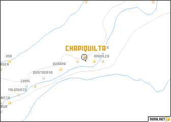 map of Chapiquilta