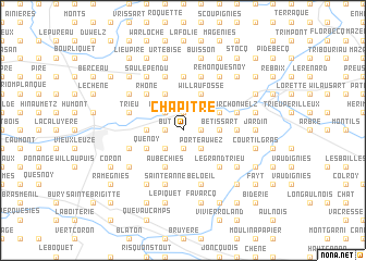 map of Chapitre