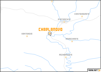 map of Chaplanovo