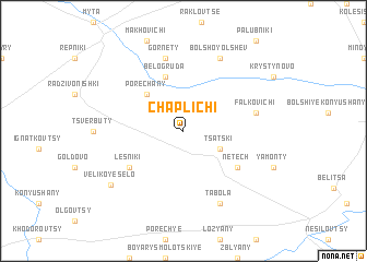 map of Chaplichi