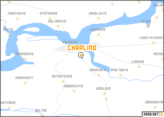 map of Chaplino