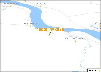 map of Chaplinskaya
