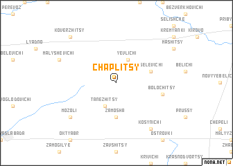 map of Chaplitsy